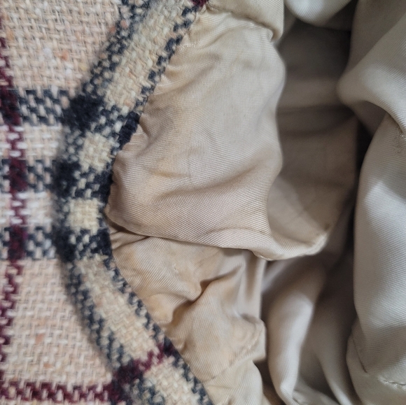 BURBERRY London Nova Check Newsboy Hat Wool/Angora/Cashmere blend slouchy Sz M - Picture 7 of 11